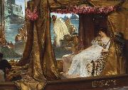 Alma-Tadema, Sir Lawrence The Meeting of Antony and Cleopatra (mk23) oil painting on canvas